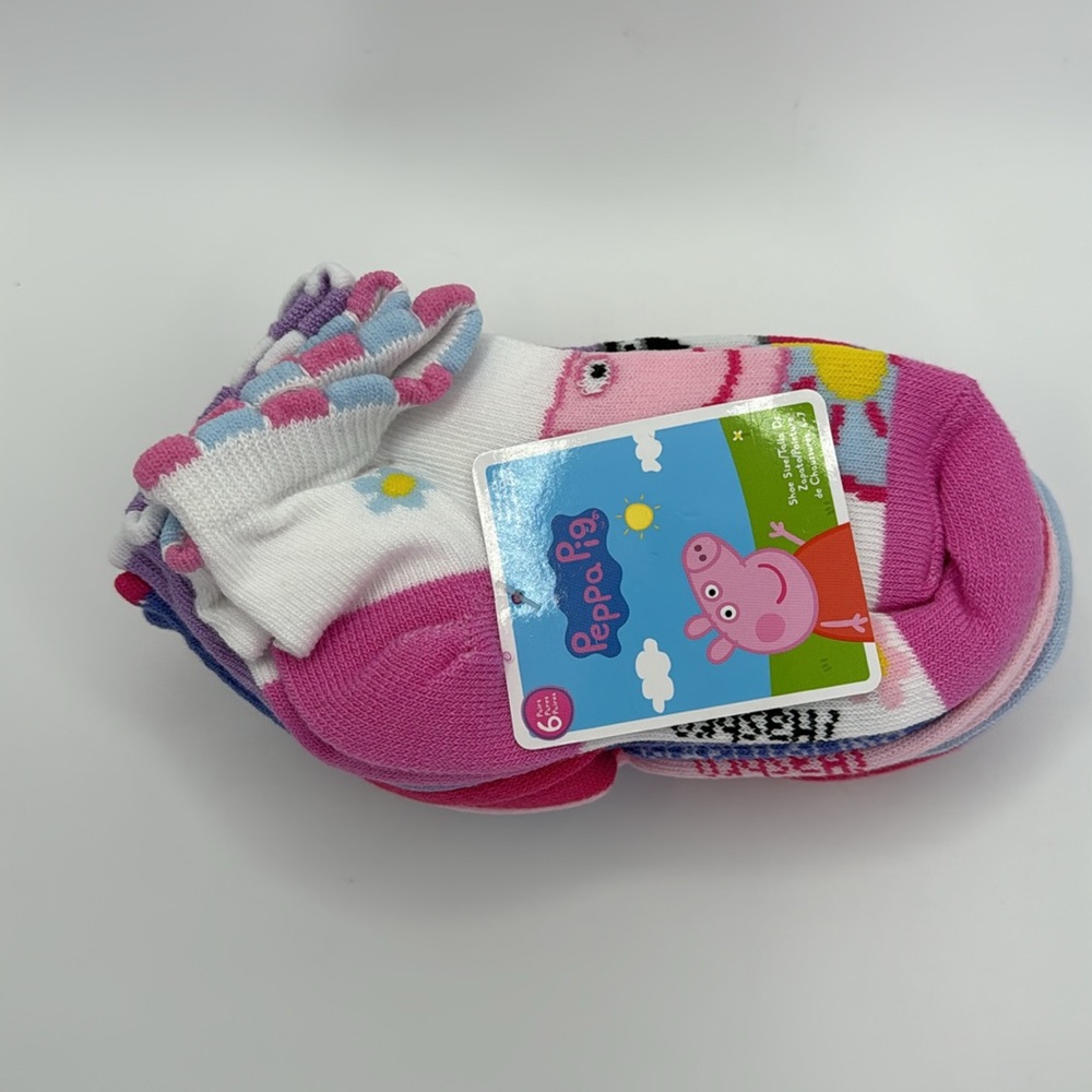 Peppa Pig Toddler Socks Size: 4-7